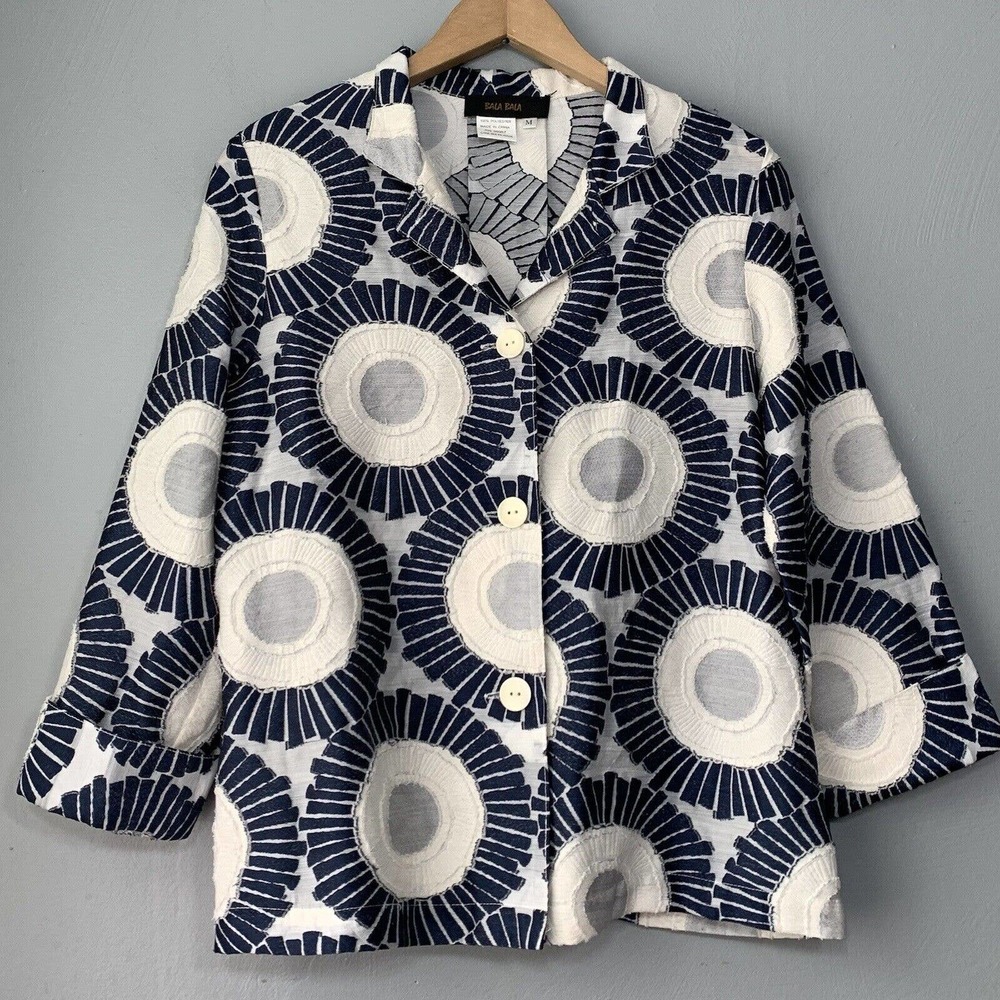 Stylish Navy and White Women's Jacket